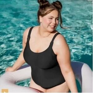 Kindred Bravely Nursing Maternity Postpartum Swimsuit Size L Classic One Piece